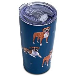E&S Pets Boxer Stainless Steel Tumbler, 20 oz.