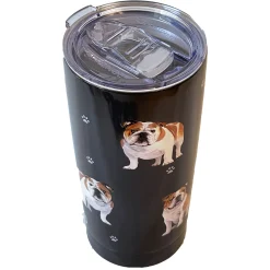 E&S Pets Bulldog Stainless Steel Tumbler, 20 oz.