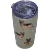E&S Pets German Shepherd Stainless Steel Tumbler, 20 oz.