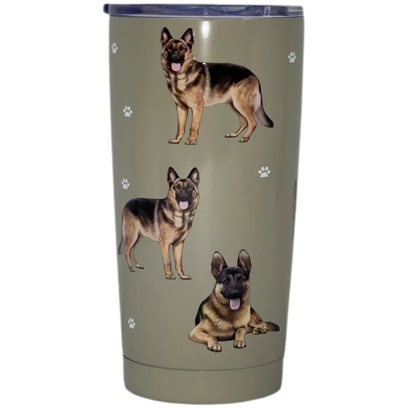 E&S Pets German Shepherd Stainless Steel Tumbler, 20 oz.