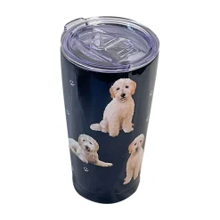 E&S Pets Goldendoodle Stainless Steel Tumbler, 20 oz.