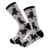 E&S Pets Large Dog Breed Novelty Unisex Crew Socks