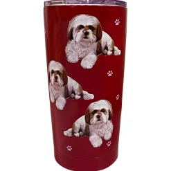 E&S Pets Shih Tzu Stainless Steel Tumbler, 20 oz.