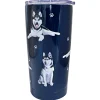 E&S Pets Siberian Husky Stainless Steel Tumbler, 20 oz.