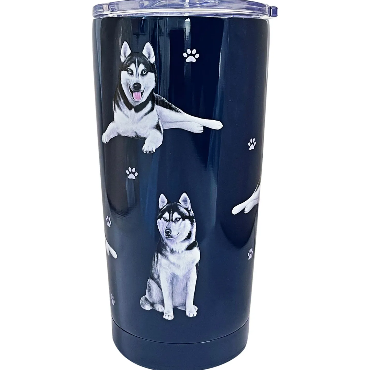E&S Pets Siberian Husky Stainless Steel Tumbler, 20 oz.
