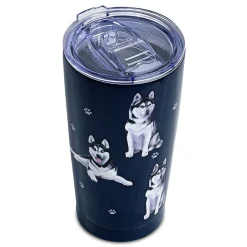 E&S Pets Siberian Husky Stainless Steel Tumbler, 20 oz.