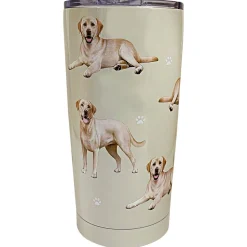 E&S Pets Yellow Labrador Stainless Steel Tumbler, 20 oz.