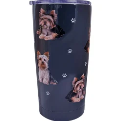 E&S Pets Yorkshire Terrier Stainless Steel Tumbler, 20 oz.