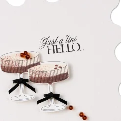 Espresso Martini Blank Thinking of You Card