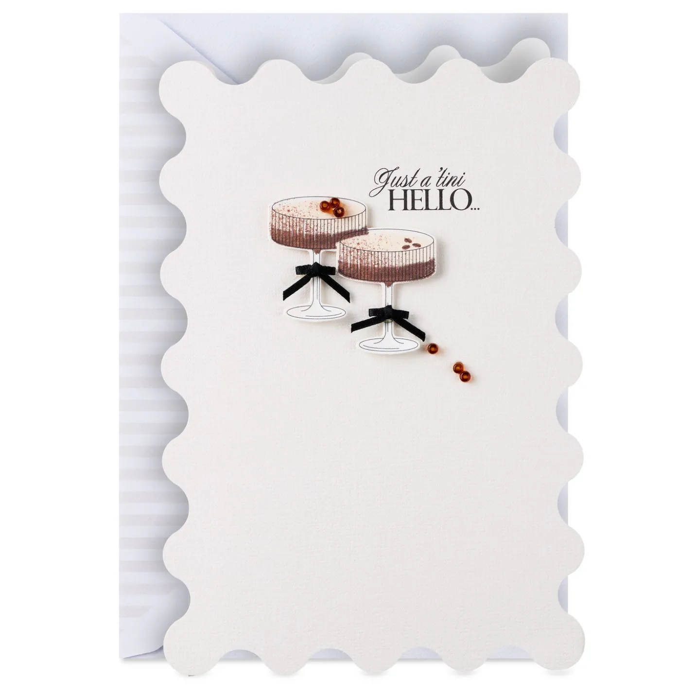 Espresso Martini Blank Thinking of You Card
