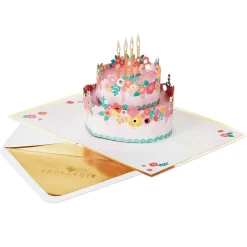 Every Good Thing Floral Cake 3D Pop-Up Birthday Card