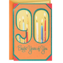 Every Candle Celebrates You 90th Birthday Card