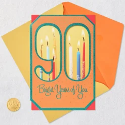 Every Candle Celebrates You 90th Birthday Card