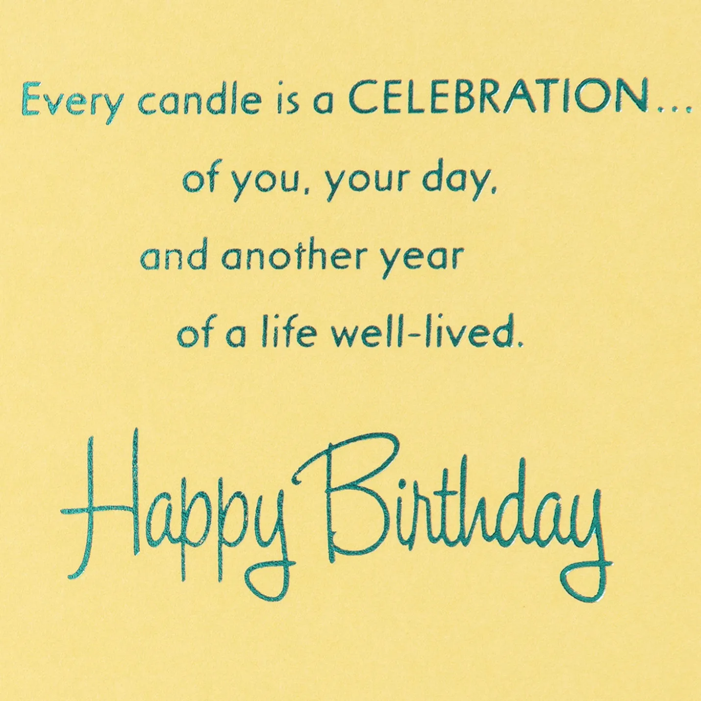 Every Candle Celebrates You 90th Birthday Card