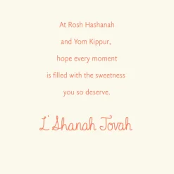 Every Moment Filled With Sweetness Rosh Hashanah Card