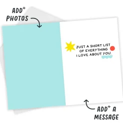 Every Single Freaking Thing Custom Love Card