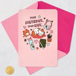 Everything Comfy, Cozy and Good Birthday Card