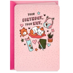 Everything Comfy, Cozy and Good Birthday Card