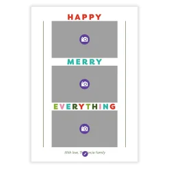 Everything Merry Flat Holiday Photo Card