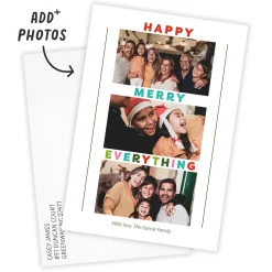 Everything Merry Flat Holiday Photo Card
