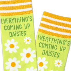 Everything's Coming Up Daisies Novelty Crew Socks
