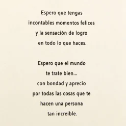 Everything You Wish For Spanish-Language Birthday Card for Brother