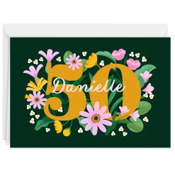 Every Year of You Custom 50th Birthday Card
