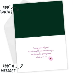 Every Year of You Custom 50th Birthday Card