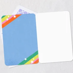Exclamation Points and Stars Blank Card