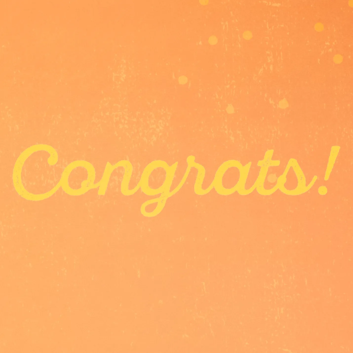 16" Exclamation Points Jumbo Congratulations Card