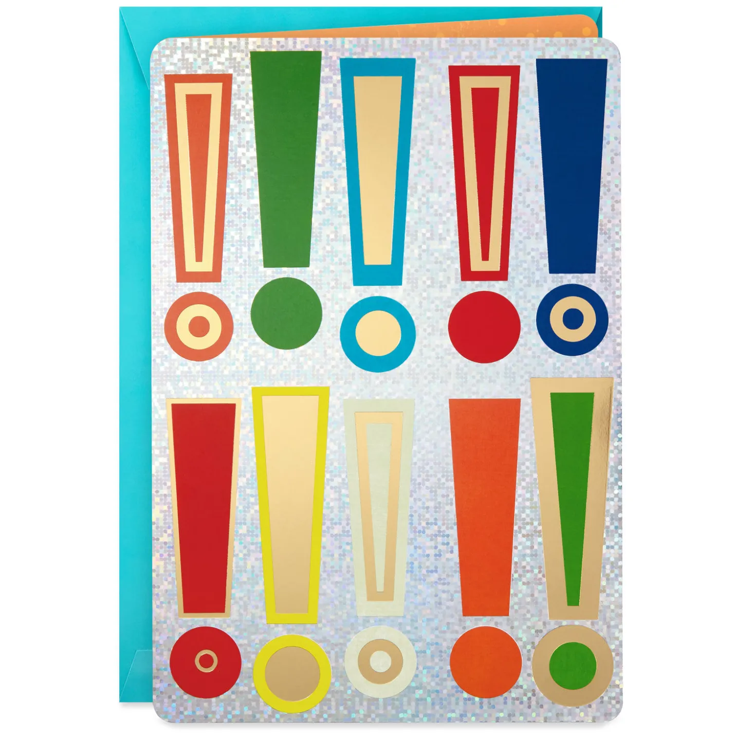 16" Exclamation Points Jumbo Congratulations Card