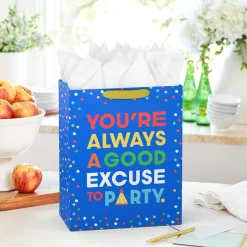 13" Excuse to Party Large Gift Bag