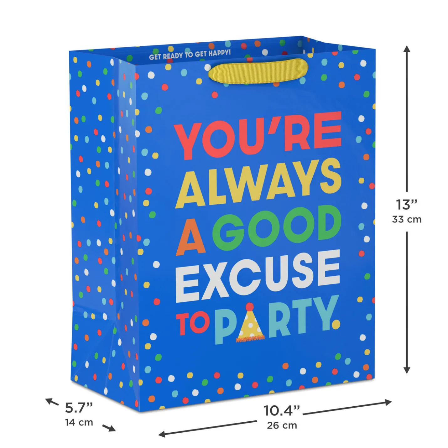 13" Excuse to Party Large Gift Bag