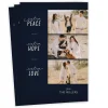Extra Peace, Hope, Love Flat Holiday Photo Card