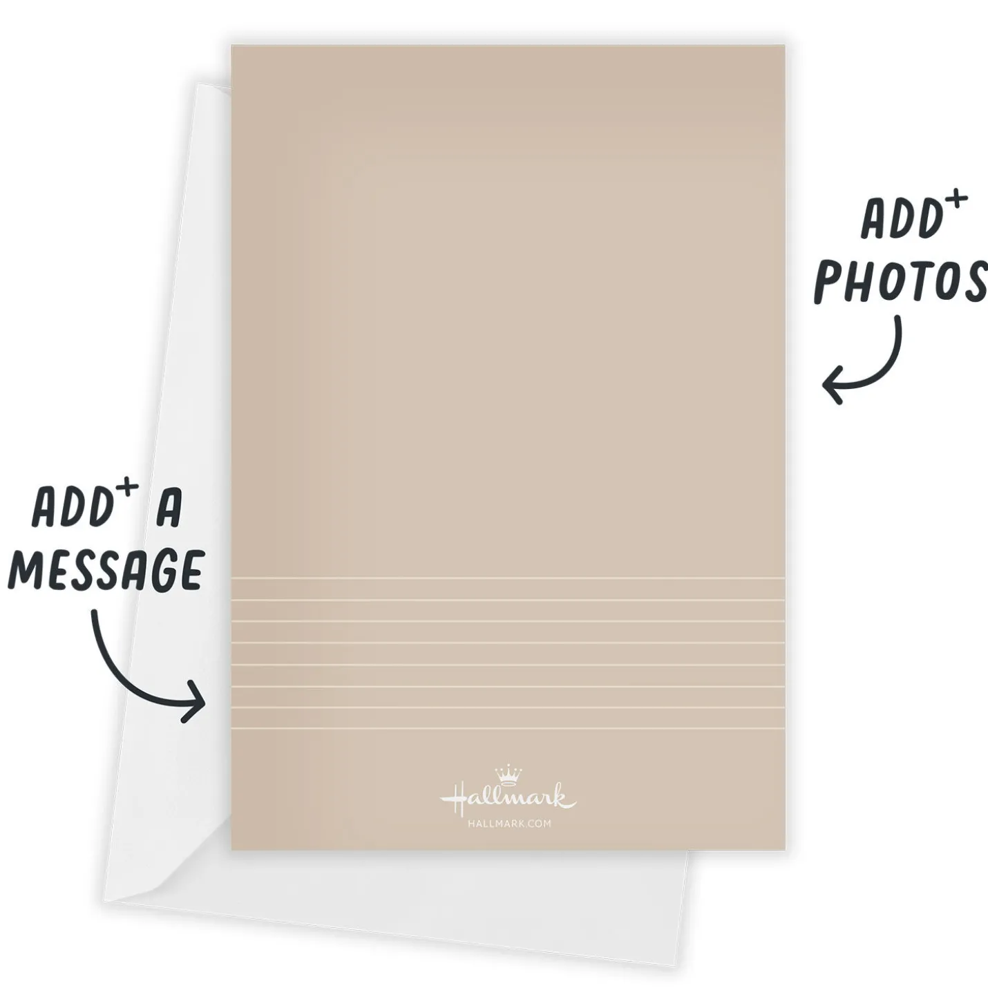 Extra Peace, Hope, Love Flat Holiday Photo Card