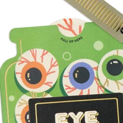 Eye Love You Paper Craft Halloween Card With Mini Card