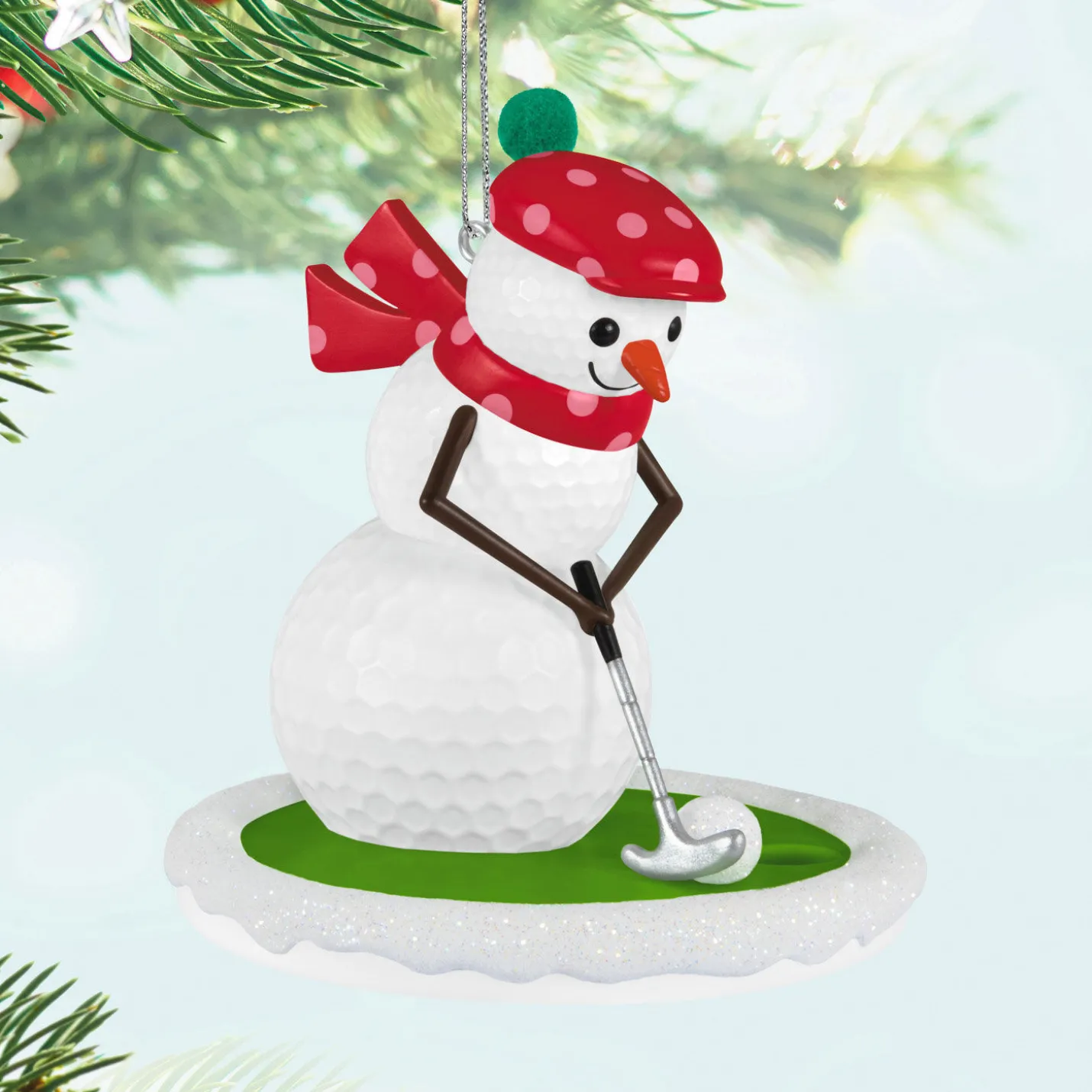 Eye on the Snowball Ornament