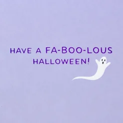 Fa-Boo-Lous Floral Halloween Card