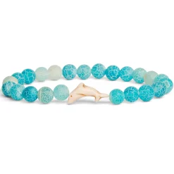 Fahlo Aqua Blue Dolphin Odyssey Bracelet