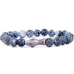 Fahlo Dark Blue Shark Voyage Bracelet