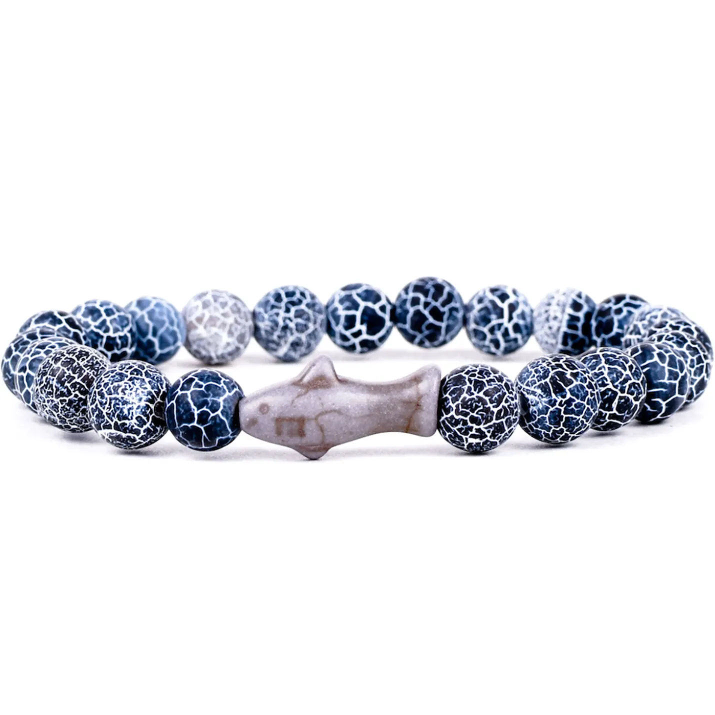 Fahlo Dark Blue Shark Voyage Bracelet