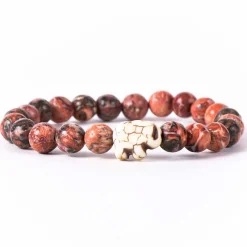 Fahlo Desert Stone Elephant Expedition Bracelet