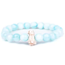 Fahlo Seafoam Bead Penguin Passage Bracelet