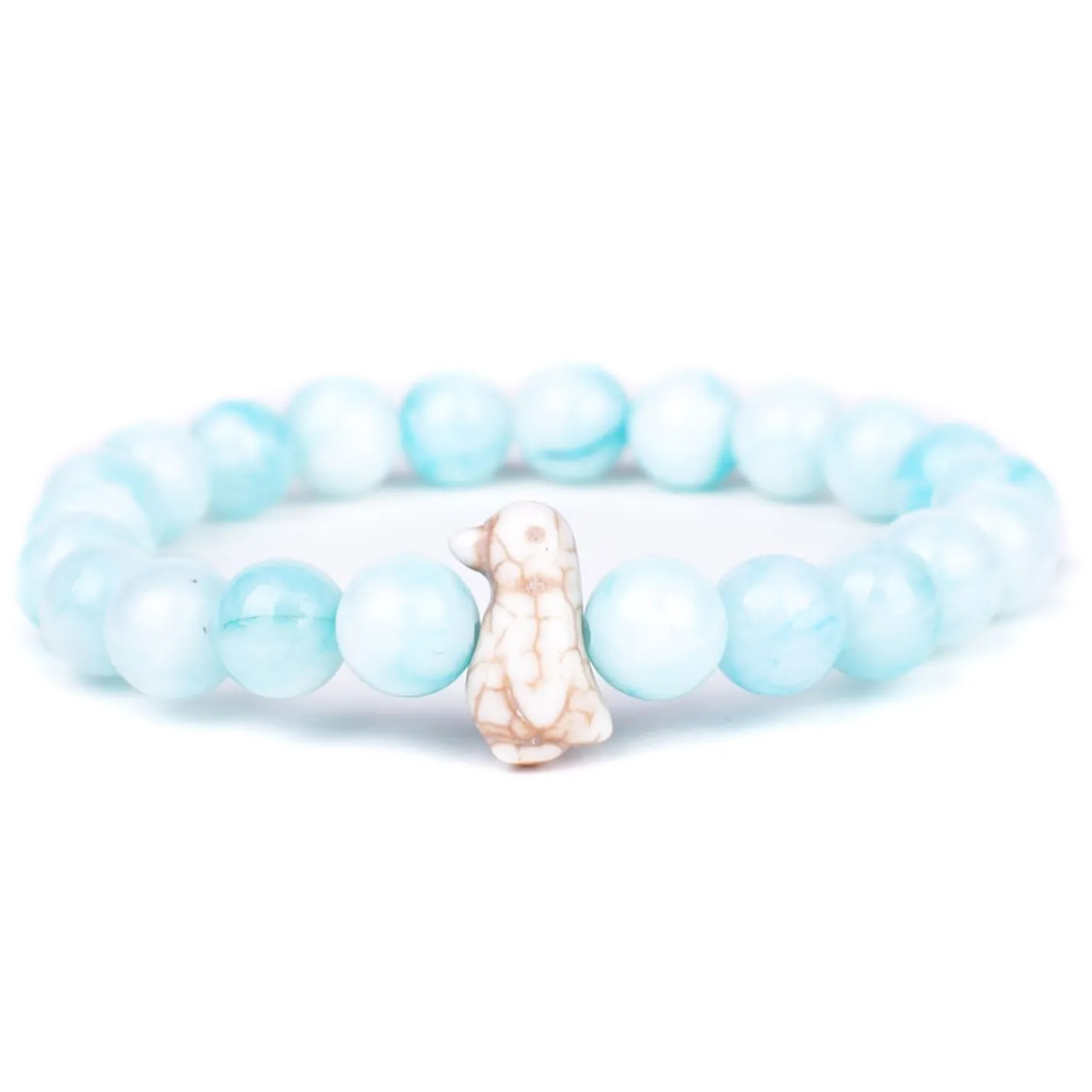 Fahlo Seafoam Bead Penguin Passage Bracelet