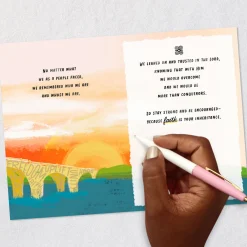 Faith Carries Us Through Religious Thinking of You Card