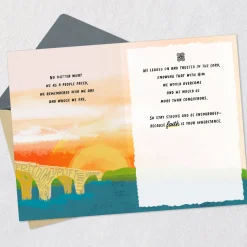 Faith Carries Us Through Religious Thinking of You Card