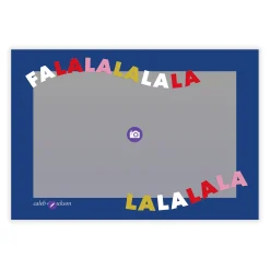 Falalala Fun Flat Christmas Photo Card