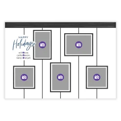 Family Gallery Flat Holiday Photo Card