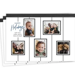 Family Gallery Flat Holiday Photo Card