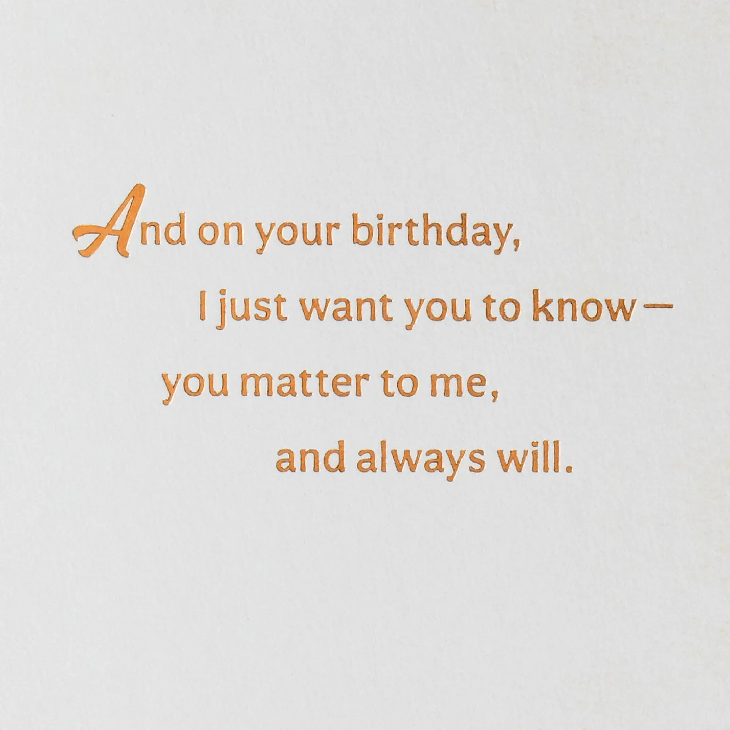 Family Is What Matters Birthday Card for Relative